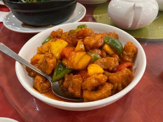 Chicken in Sweet & Sour Sauce