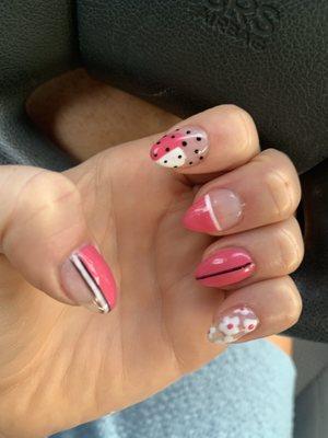 Fun summer nail design