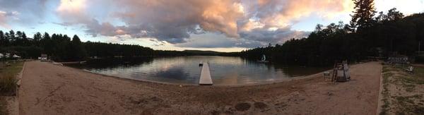 Beach at sunset