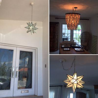 Updated light fixtures