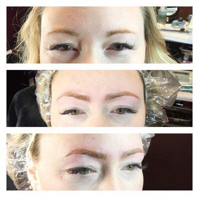 More of my before and after pictures of powder brows and Microblading