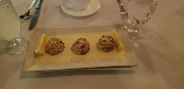 Crab Cake appetizer