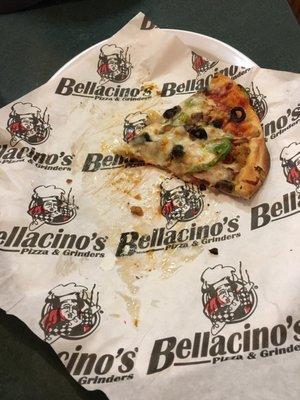 Tasty 8" Bellacino's's Special.