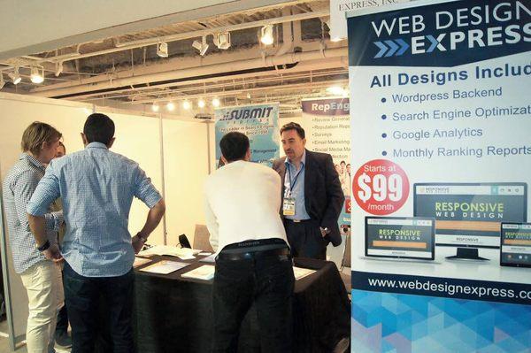 Web Design Express at a Tradeshow in LA!