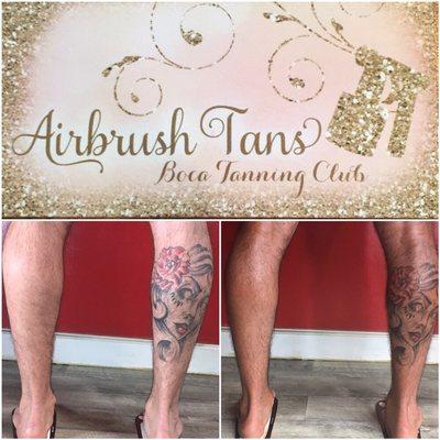 Spray tanning , instant results by a trained airbrush technician by appointment !