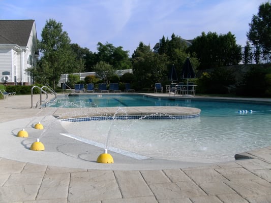 Our beautiful outdoor pool open from Memorial Day to Labor Day