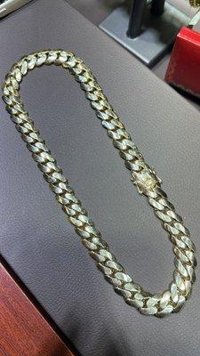 14K Gold Miami Chain