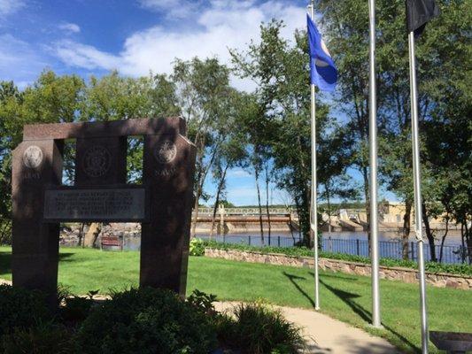 Veterans memorial.