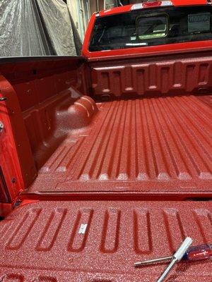 We offer Spray-In-Bedliner for trucks and vans, in a variety of colors.