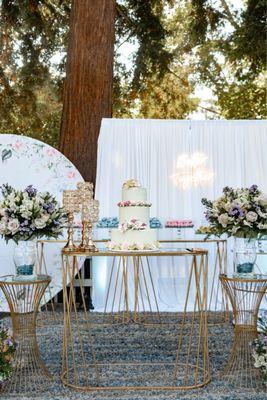 Cake and sweets table.