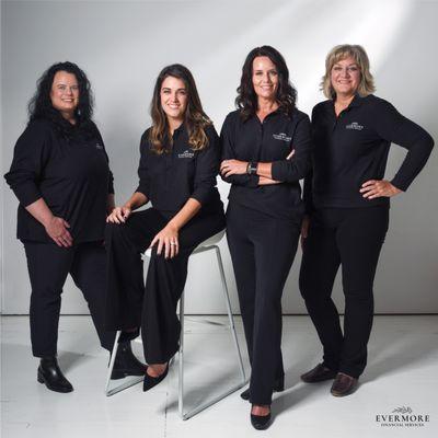 The Evermore team -
 Women-owned & operated