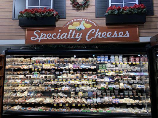 My favorite part of any grocery store- the cheese. Nice selection here