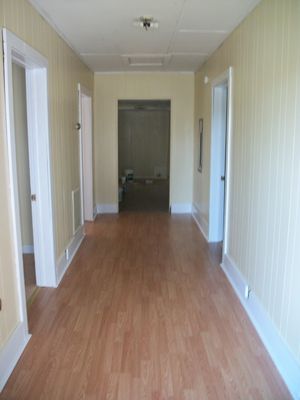 Residential house hallway painted.