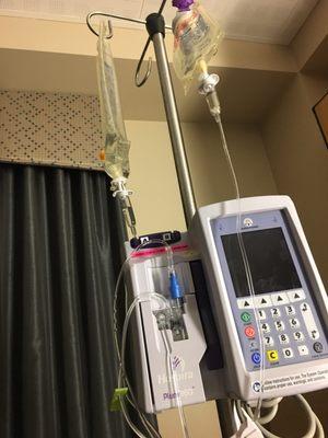 My IV Bag sat empty for 3 Hours!