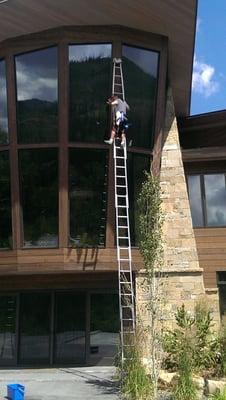 We have ladders to reach even your highest windows!