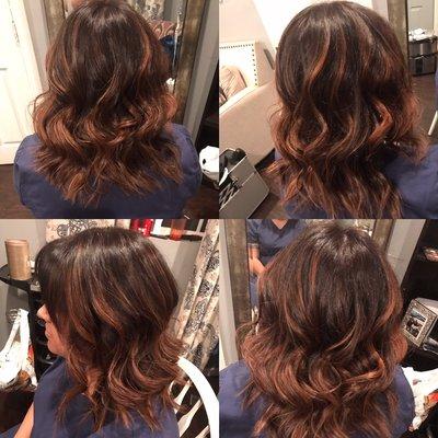 Caramel balayage