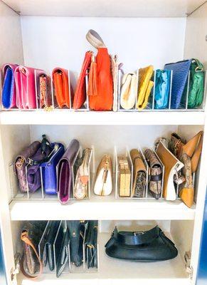 Clutch & Handbag organization