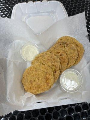 Fried green tomatoes.