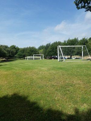 Soccer practice fields