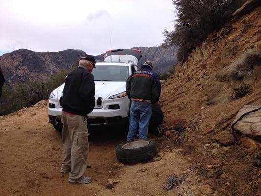 Stuck for sure 4800 ft on Flag Mine road AZ.