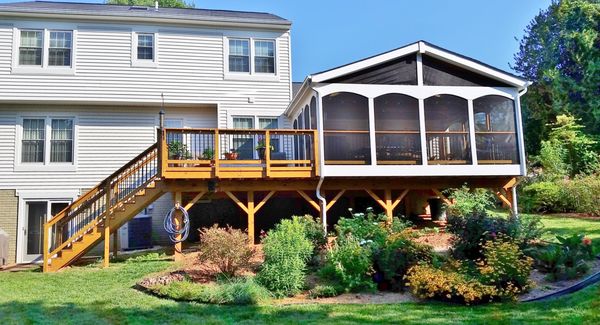 Make your back yard a showcase for all to see.  A screen porch and deck is exactly what you need.