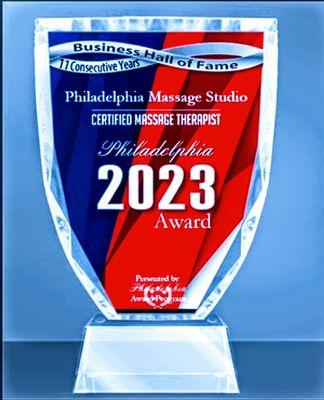 Philadelphia Massage Studio voted Best Board-Certified Massage Therapy & Kinesiology in Philadelphia, PA 19148