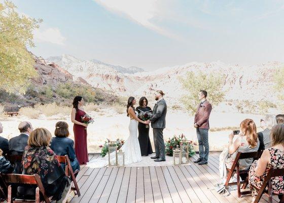 Officiant Jacoba at Red Rock Canyon