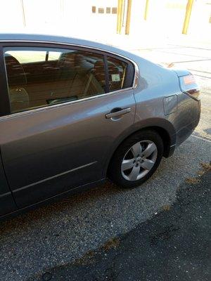 Finished repairs on Nissan Altima