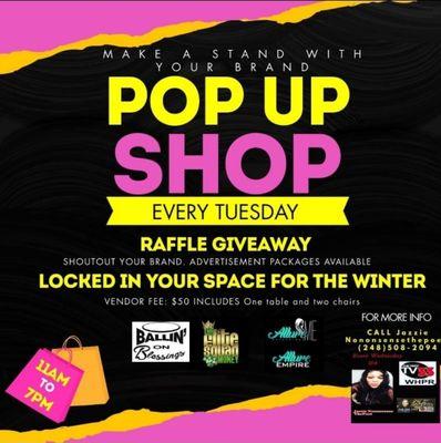 Pop Up Shop Domain