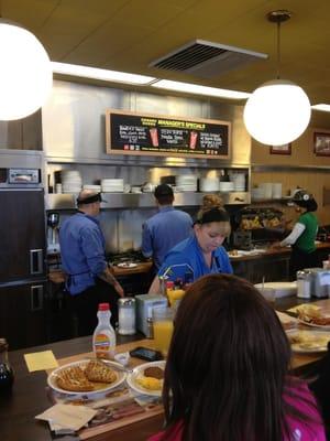 Kitchen of Waffle House