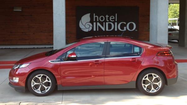 Our Chevy Volt is electric with gas backup - perfect for trips to Atlanta and beyond.