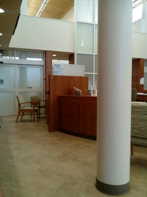 Part of waiting area.