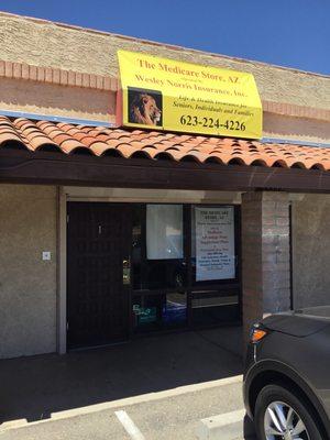 This is our storefront. Stop by and say Hi. We'll laminate your Medicare Card at no cost.