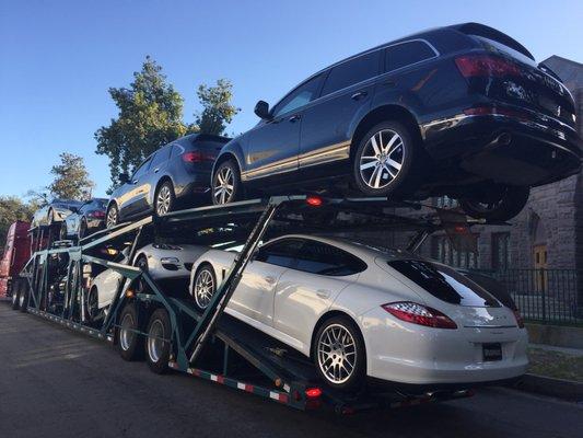 Open car transport is the cheapest auto transport option. Which also makes it the most common one.