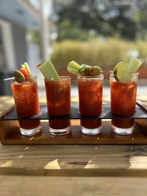 Bloody Mary Flight (original, meat lovers, spicy, & garlic lovers)