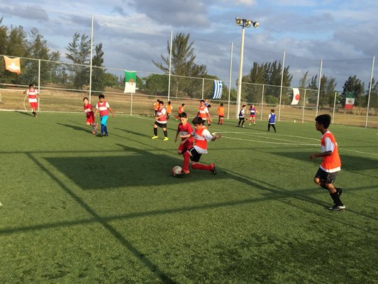 Training session at Soccer 5 Hialeah