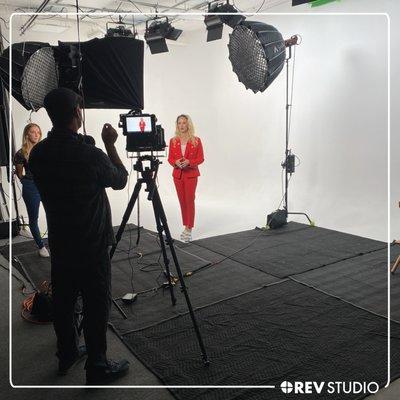 BTS of a recent video shoot @ REV Studio