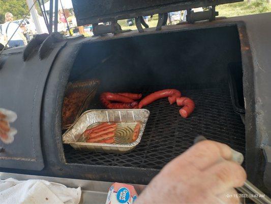 Smoked sausage/smoked hot dogs