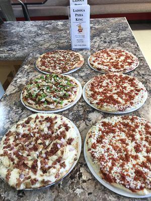 Need half-baked pizzas to send with your kids in college? We can help with that!