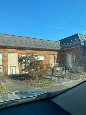 Podiatry office entrance