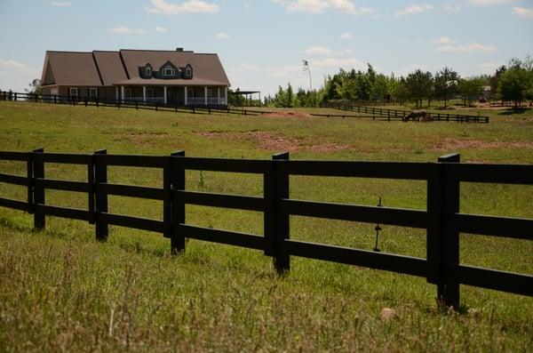 3 Rail Ranch Fence