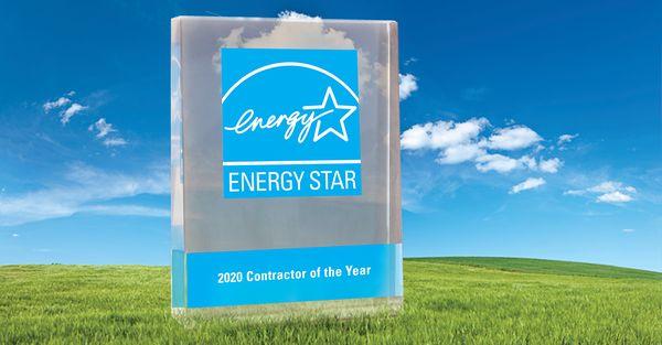 Home Performance with Energy Star Contractor of the YEAR award! 2019 & 2020!