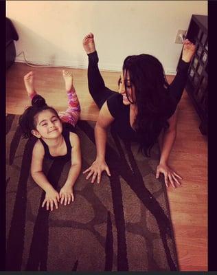 pics of my daughter and Christina during a private session at my house. She loves them.