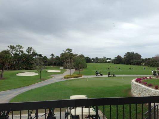 View from the clubhouse