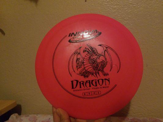 Disc golf I purchased earlier in the day.