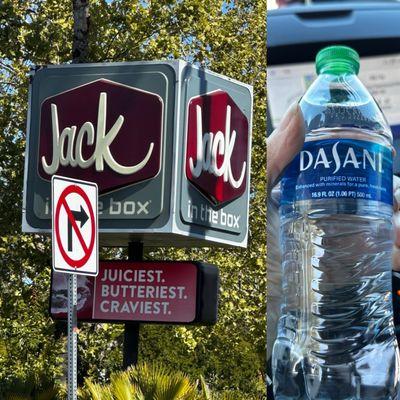 Two bottles of water, the coldest water and GREAT customer service