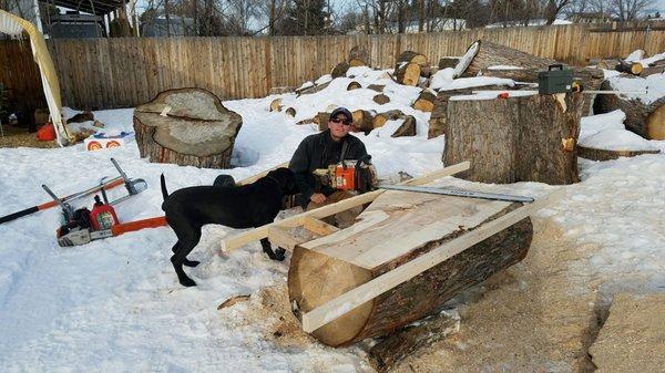 That is a pretty rough neck guide for The Mill butthead so we had to work with that day. I'm not going to complain