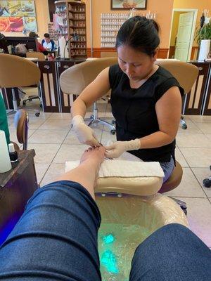 Pedicure time