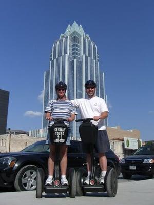 A Segway glides through Austin effortlessly!