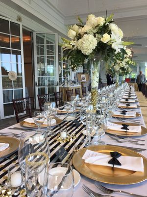 Tall table centerpiece